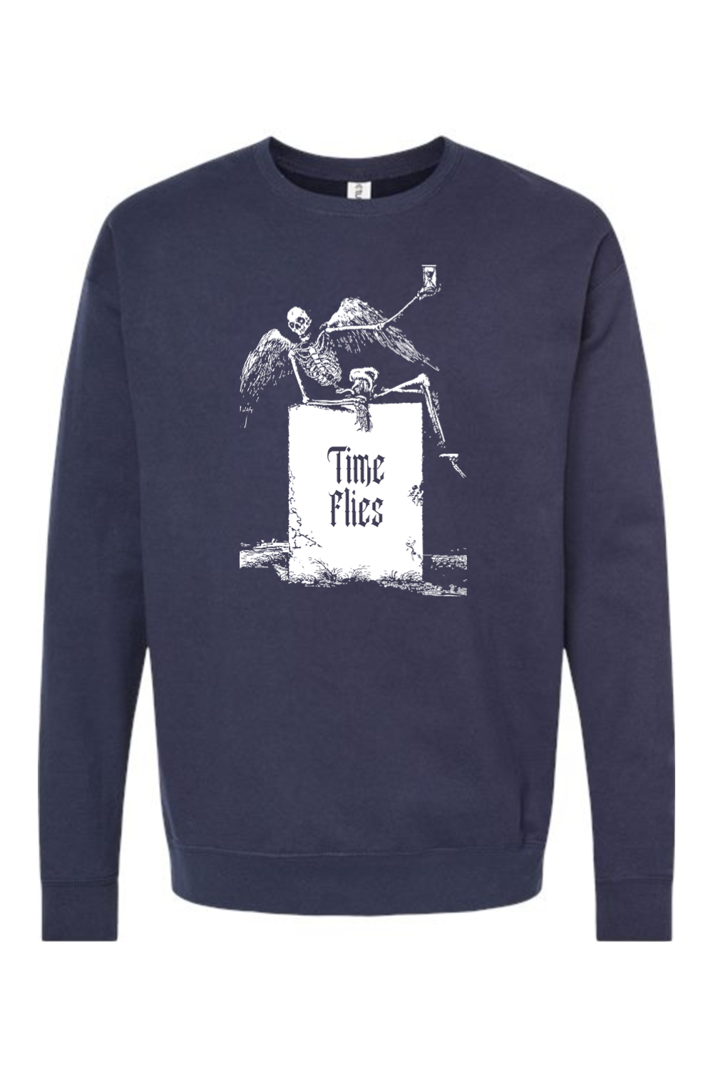 Time Flies - Memento Mori Adult Crewneck Sweatshirt
