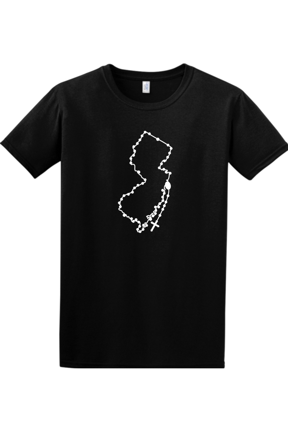 New Jersey Catholic Rosary Adult T-shirt