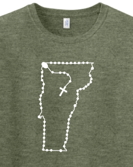 Vermont Catholic Rosary Adult T-shirt