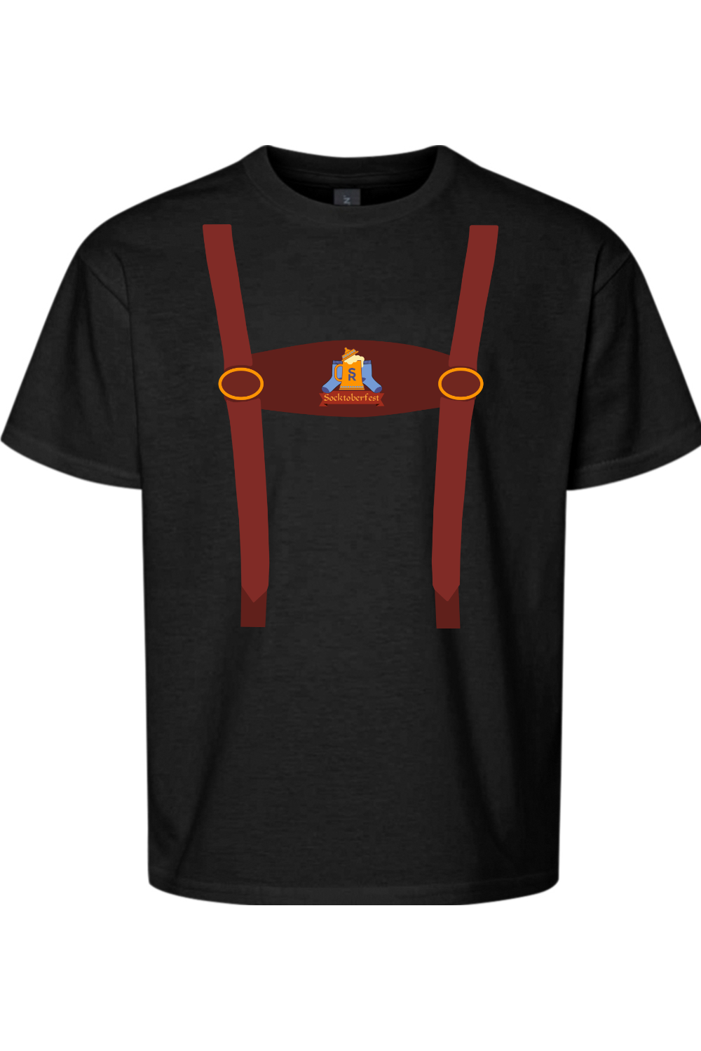 Socktoberfest Lederhosen Youth T-Shirt