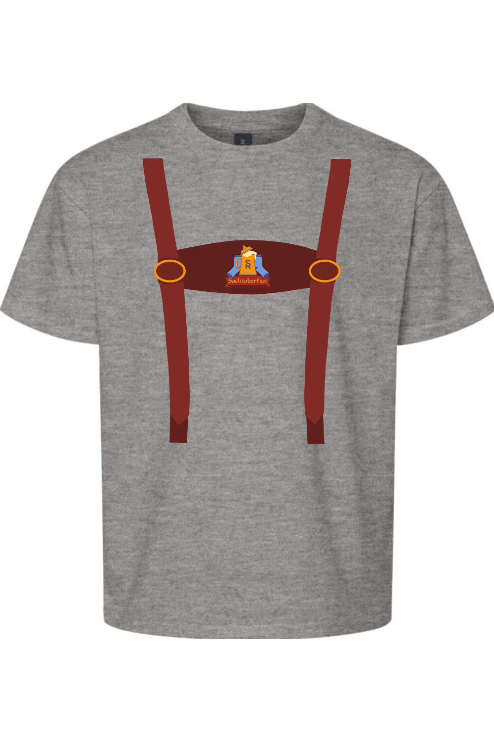 Socktoberfest Lederhosen Youth T-Shirt