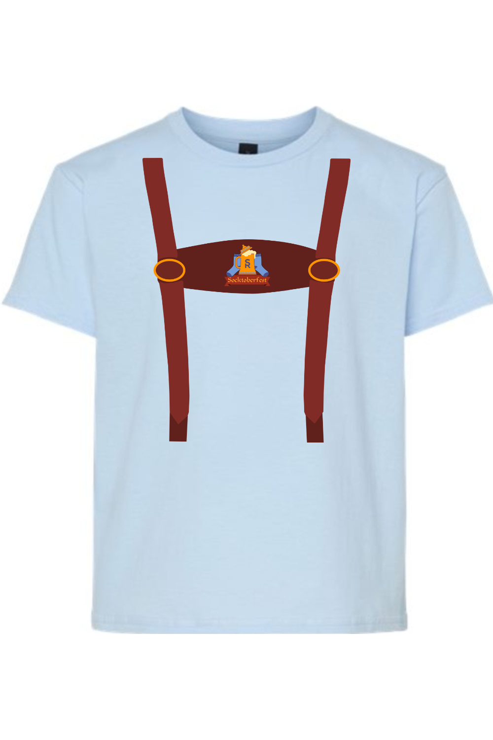 Socktoberfest Lederhosen Youth T-Shirt