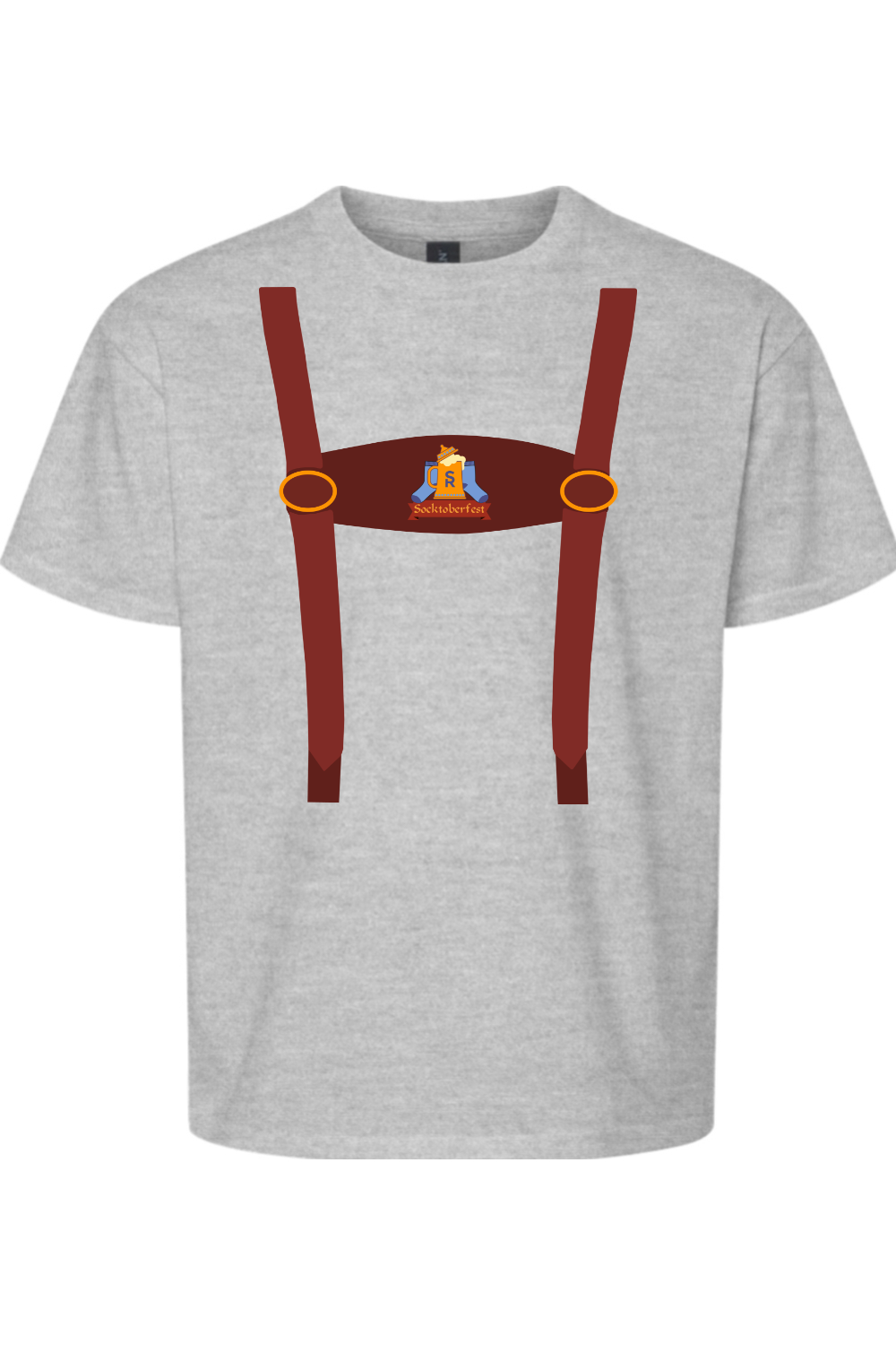 Socktoberfest Lederhosen Youth T-Shirt