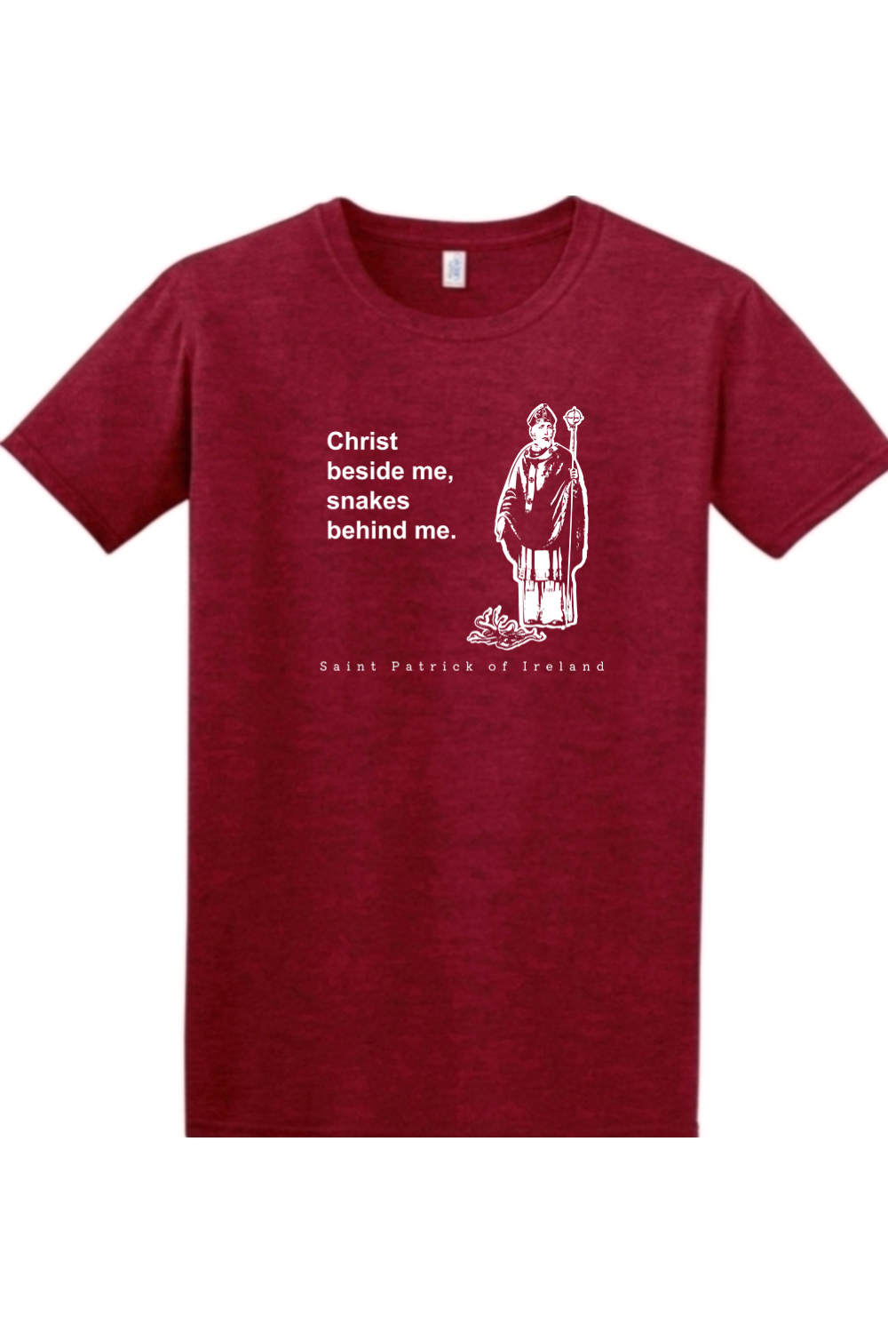 Christ Beside Me - St. Patrick Adult T-Shirt