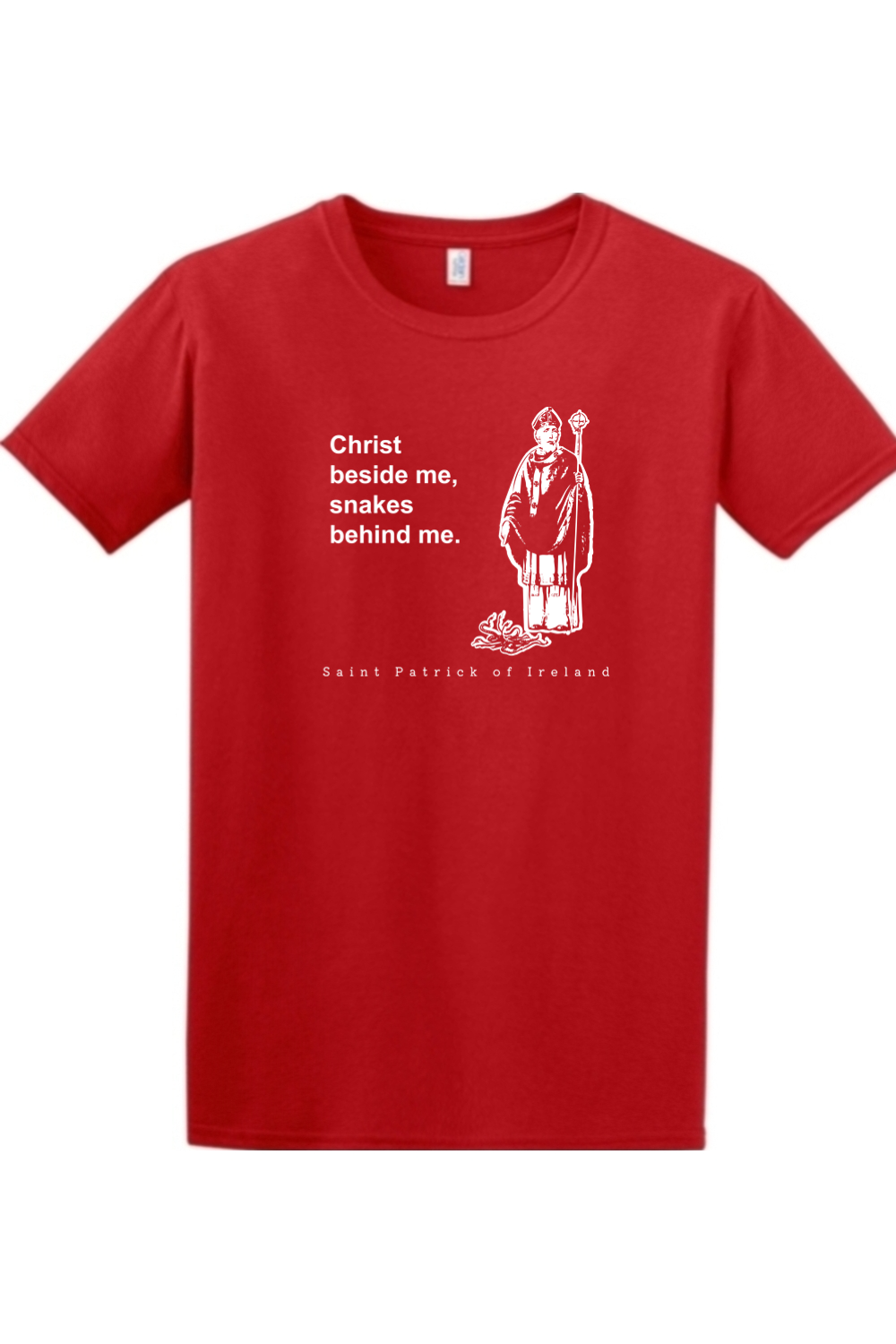 Christ Beside Me - St. Patrick Adult T-Shirt
