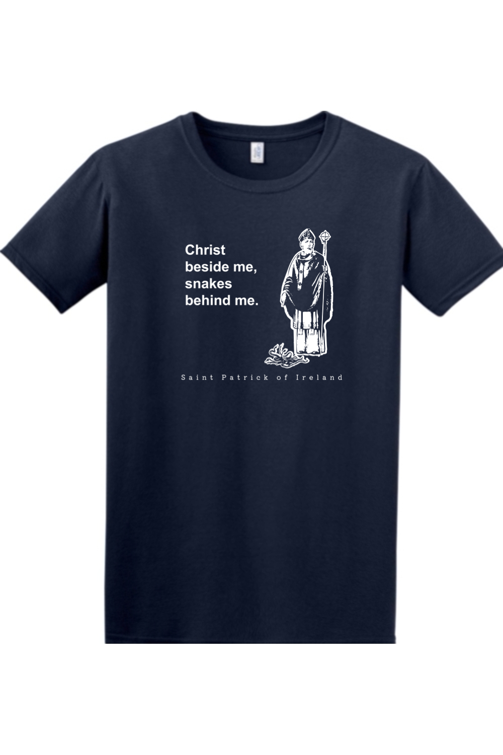 Christ Beside Me - St. Patrick Adult T-Shirt