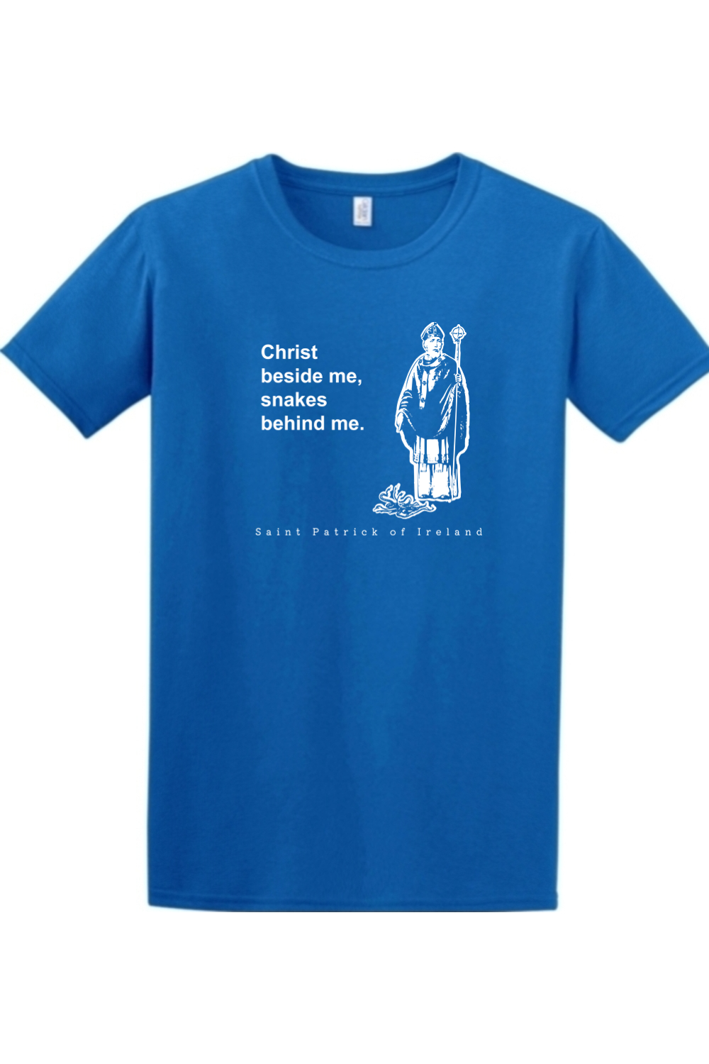 Christ Beside Me - St. Patrick Adult T-Shirt