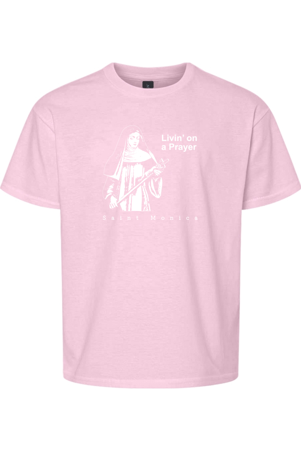 Livin' on a Prayer T-Shirt - St. Monica - youth