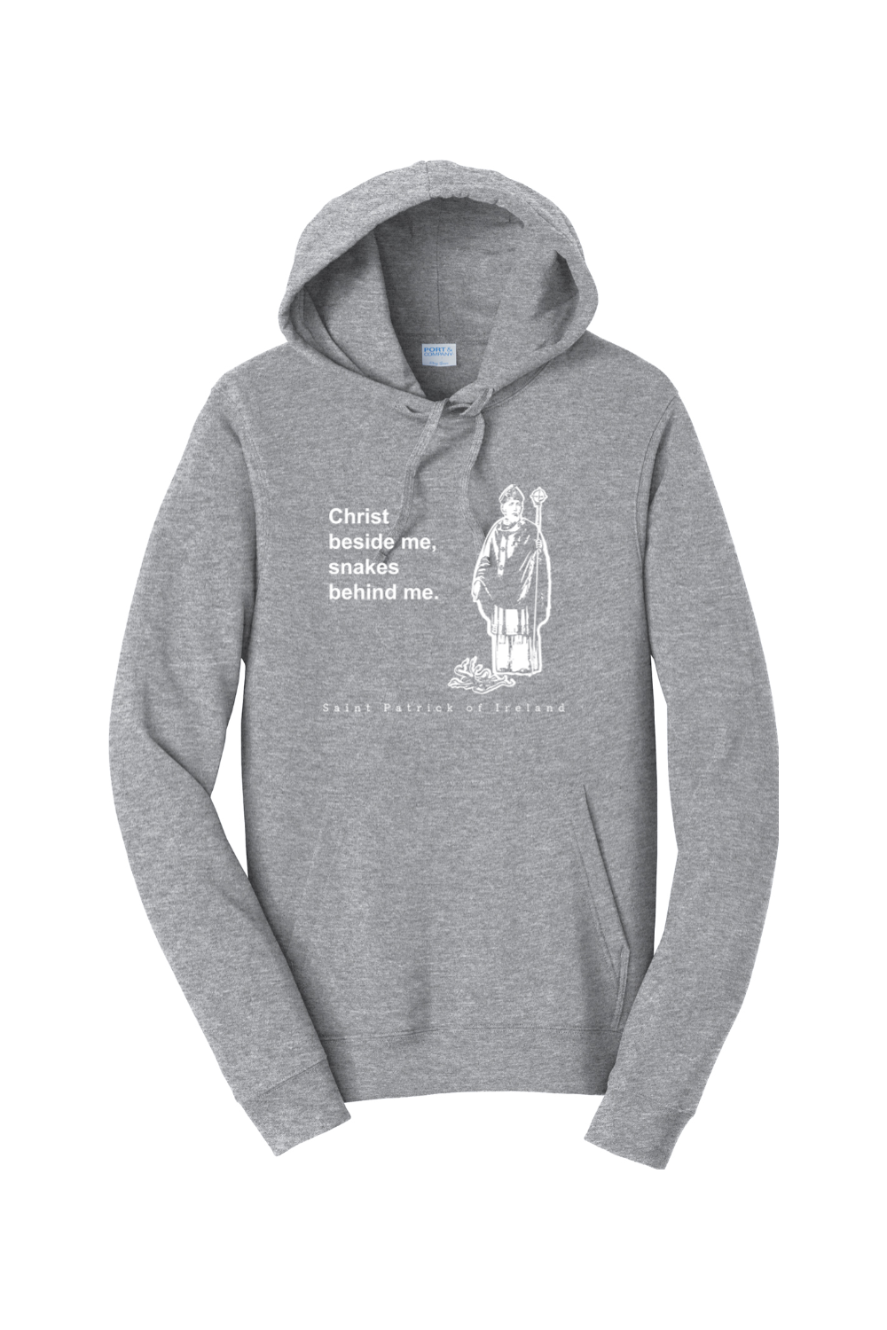 Christ Beside Me - St. Patrick Hoodie Sweatshirt