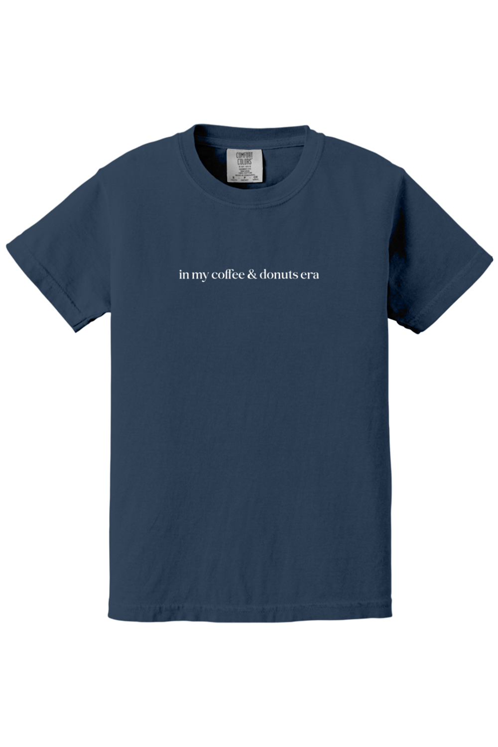 In My Coffee & Donuts Era Youth T-shirt - Comfort Colors