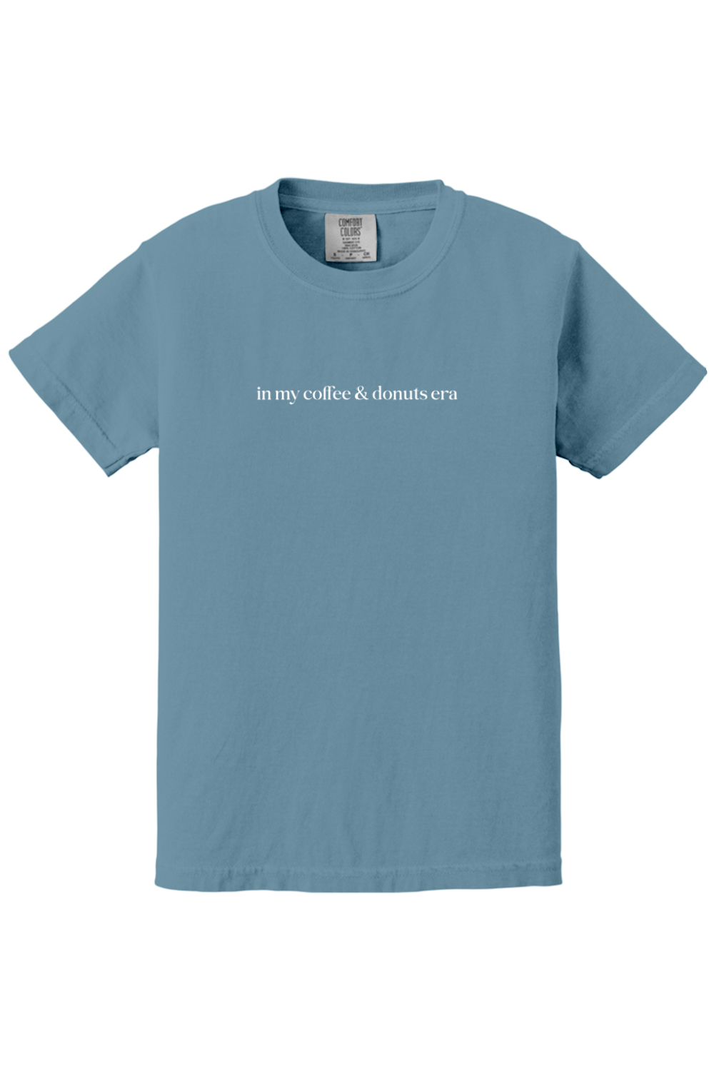 In My Coffee & Donuts Era Youth T-shirt - Comfort Colors