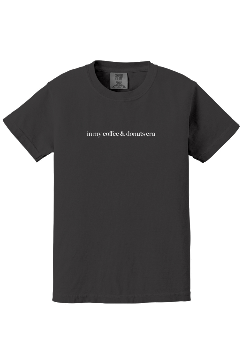 In My Coffee & Donuts Era Youth T-shirt - Comfort Colors