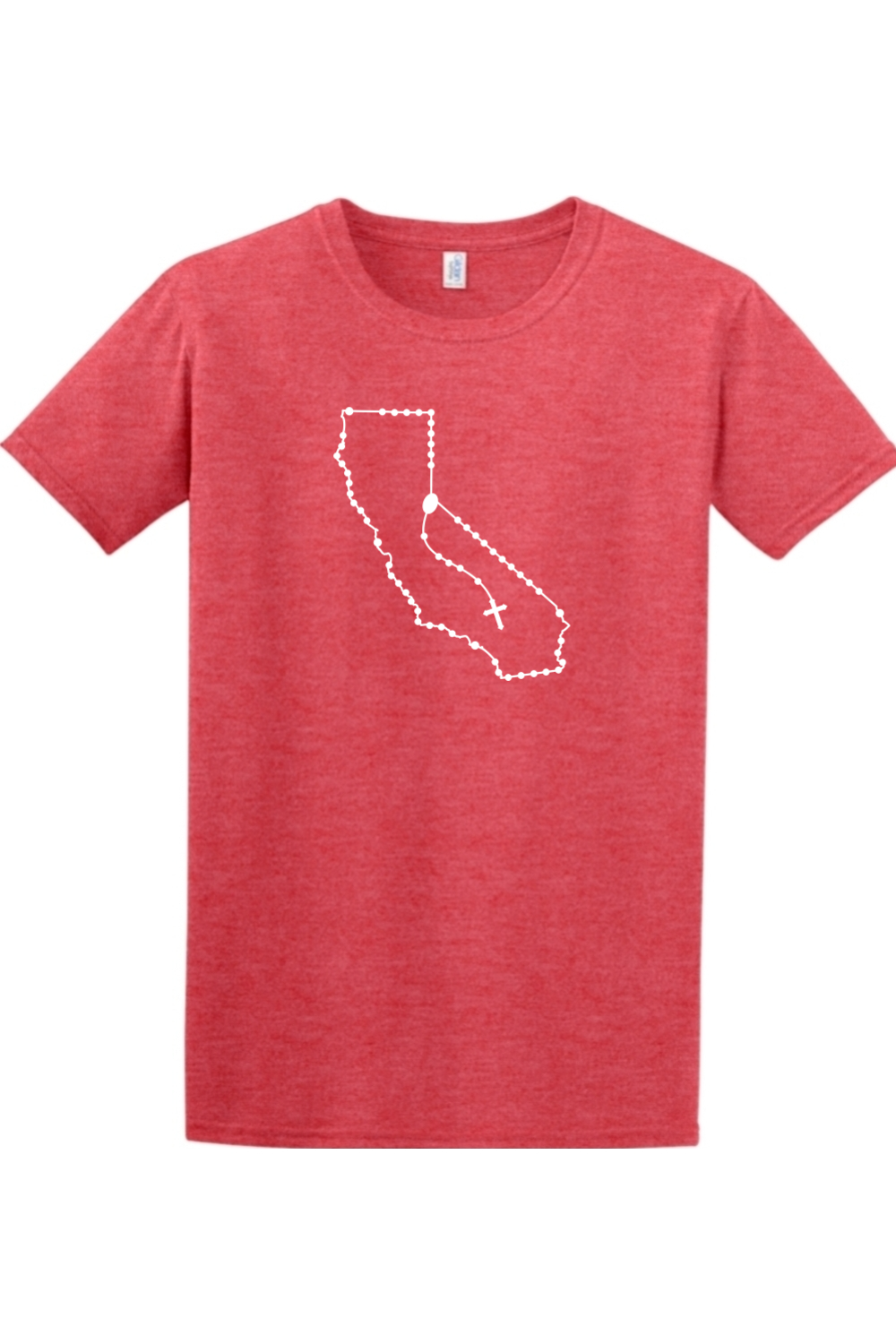 California Catholic Rosary Adult T-shirt