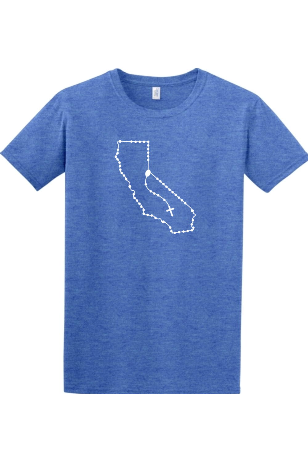 California Catholic Rosary Adult T-shirt
