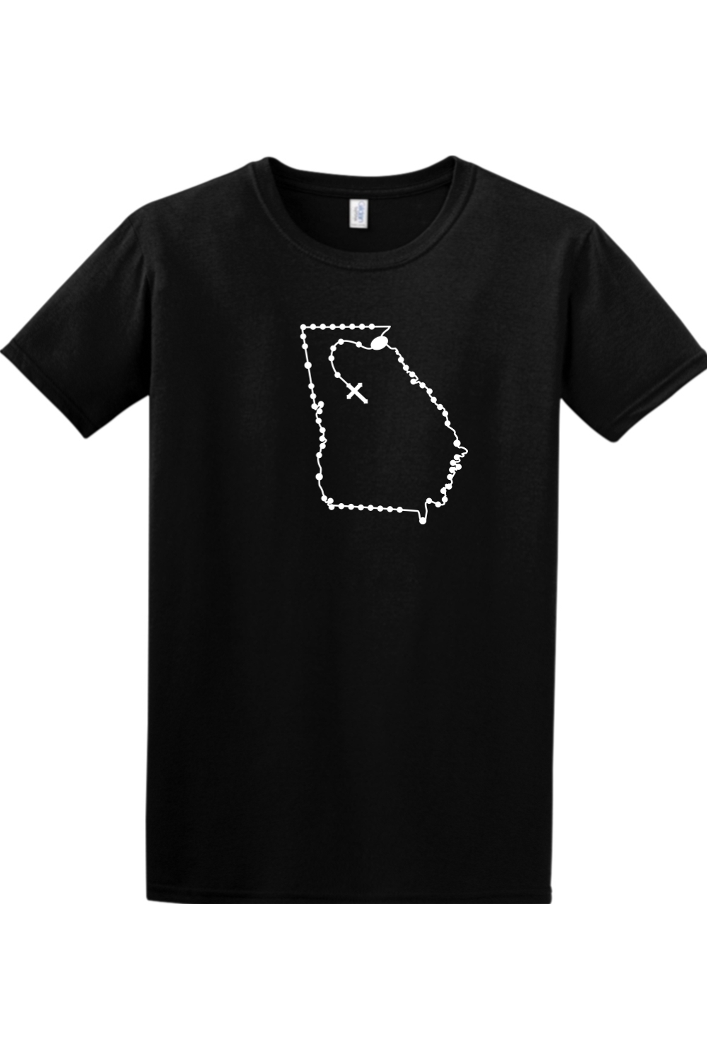 Georgia Catholic Rosary Adult T-shirt