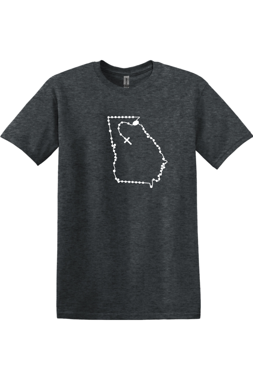 Georgia Catholic Rosary Adult T-shirt