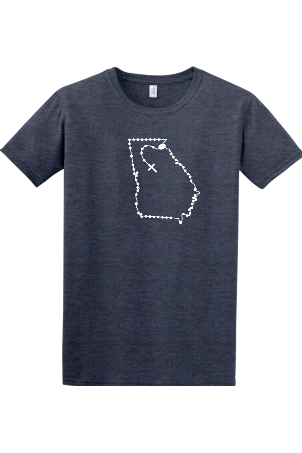 Georgia Catholic Rosary Adult T-shirt