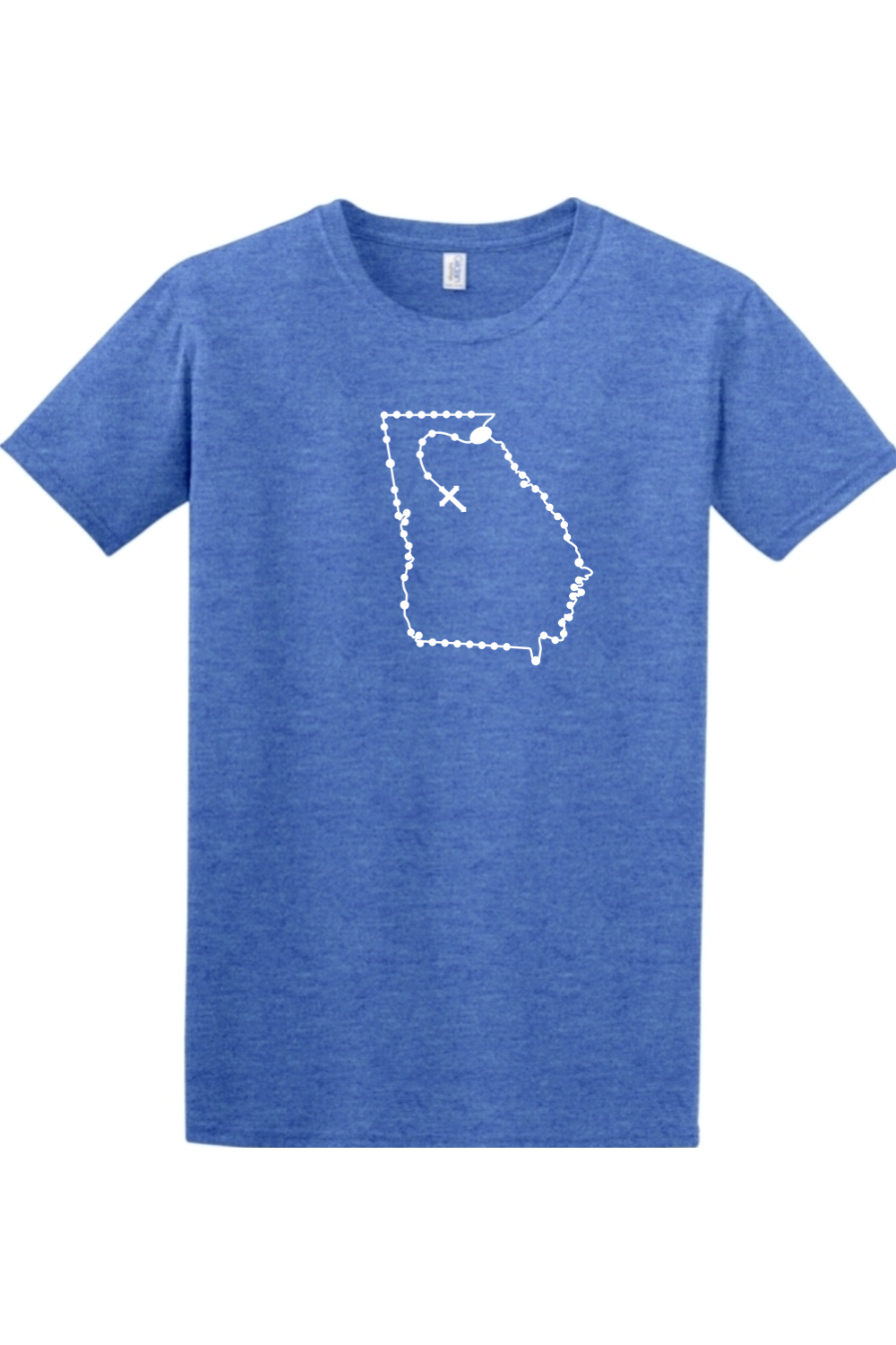 Georgia Catholic Rosary Adult T-shirt