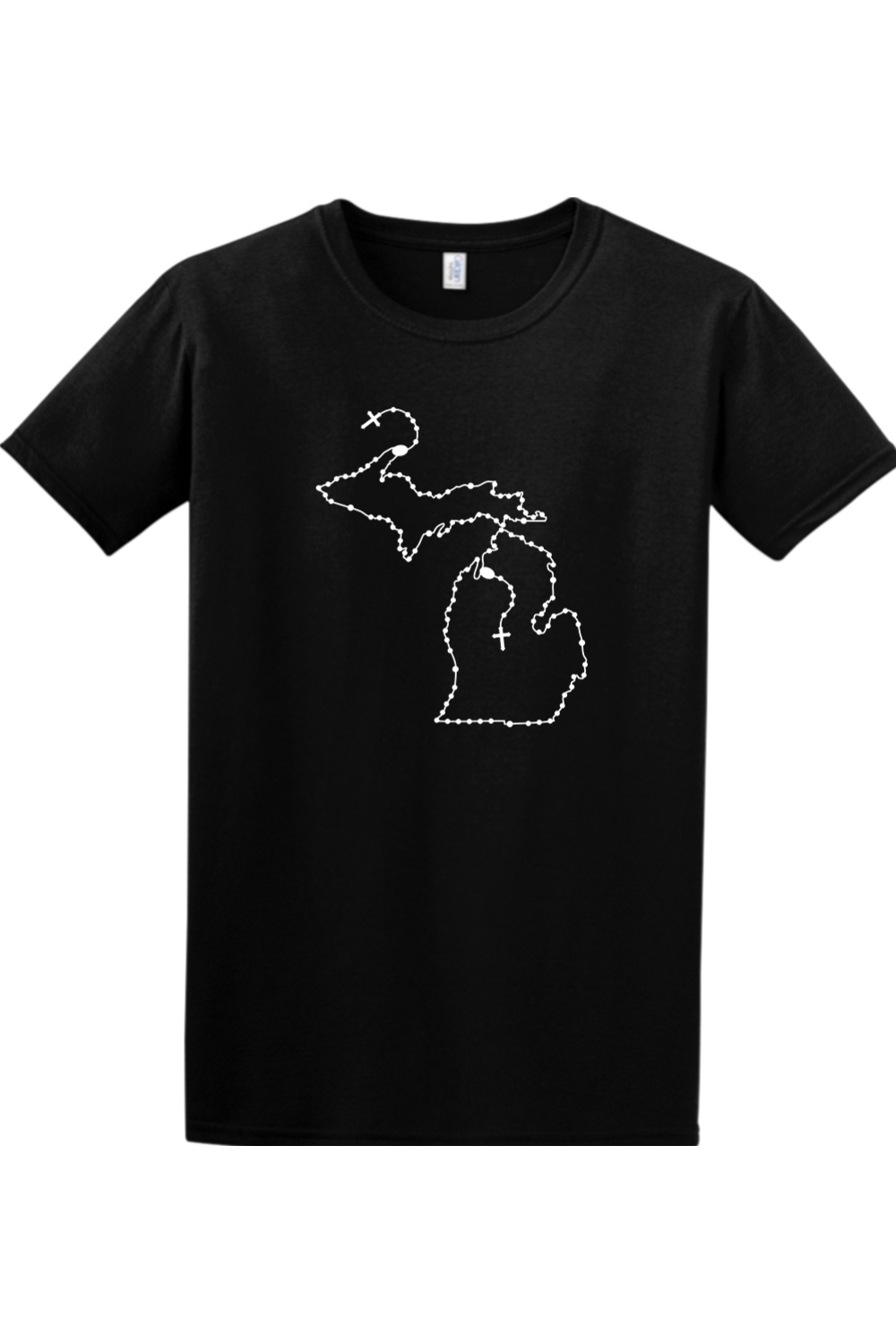 Michigan Rosary Catholic Adult T-shirt