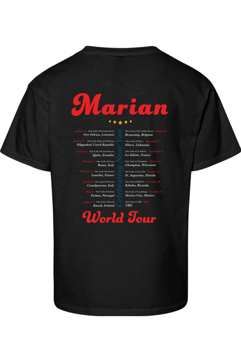 Marian World Tour Concert T-Shirt - youth