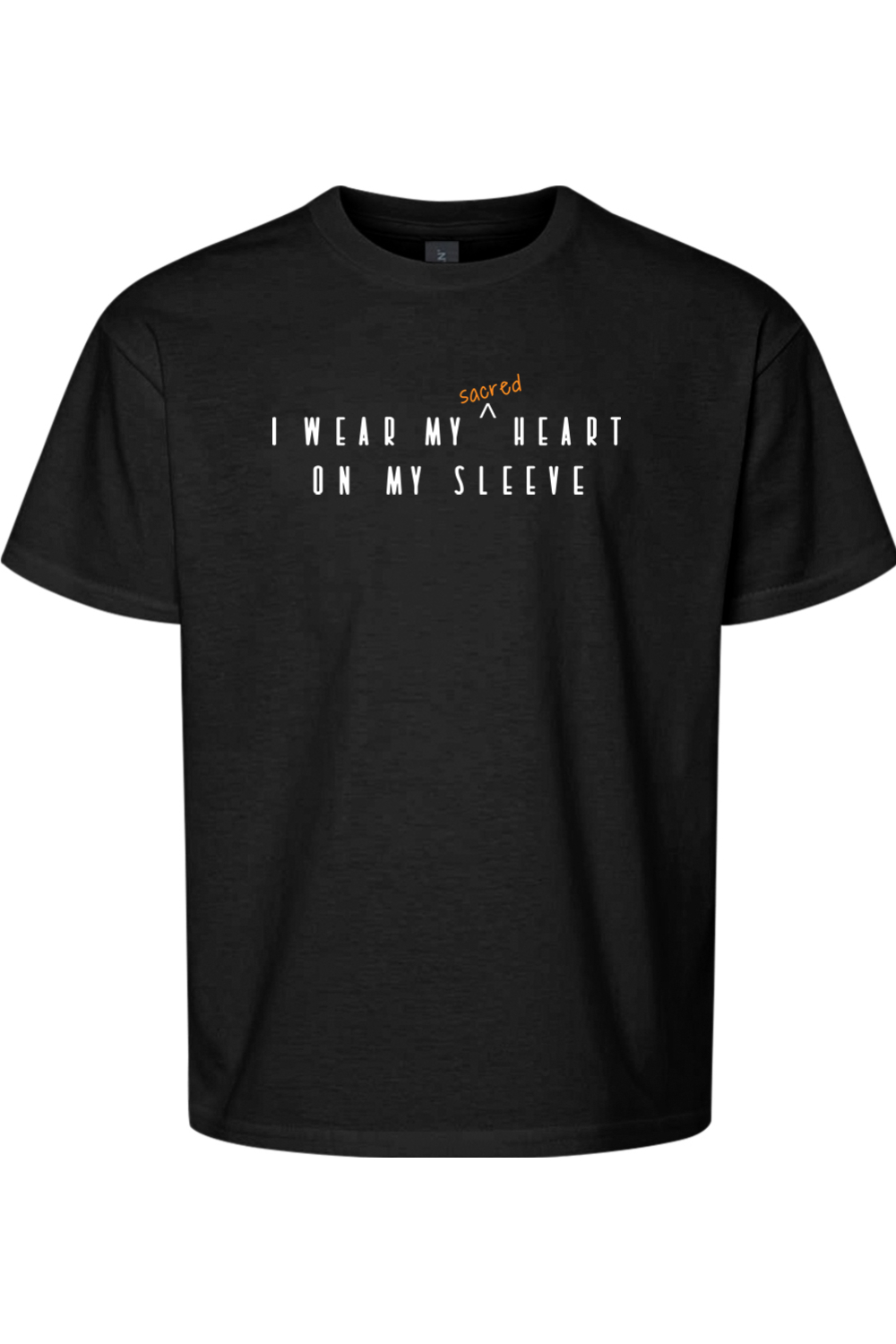 Sacred Heart on Your Sleeve - Sacred Heart of Jesus Youth T-Shirt