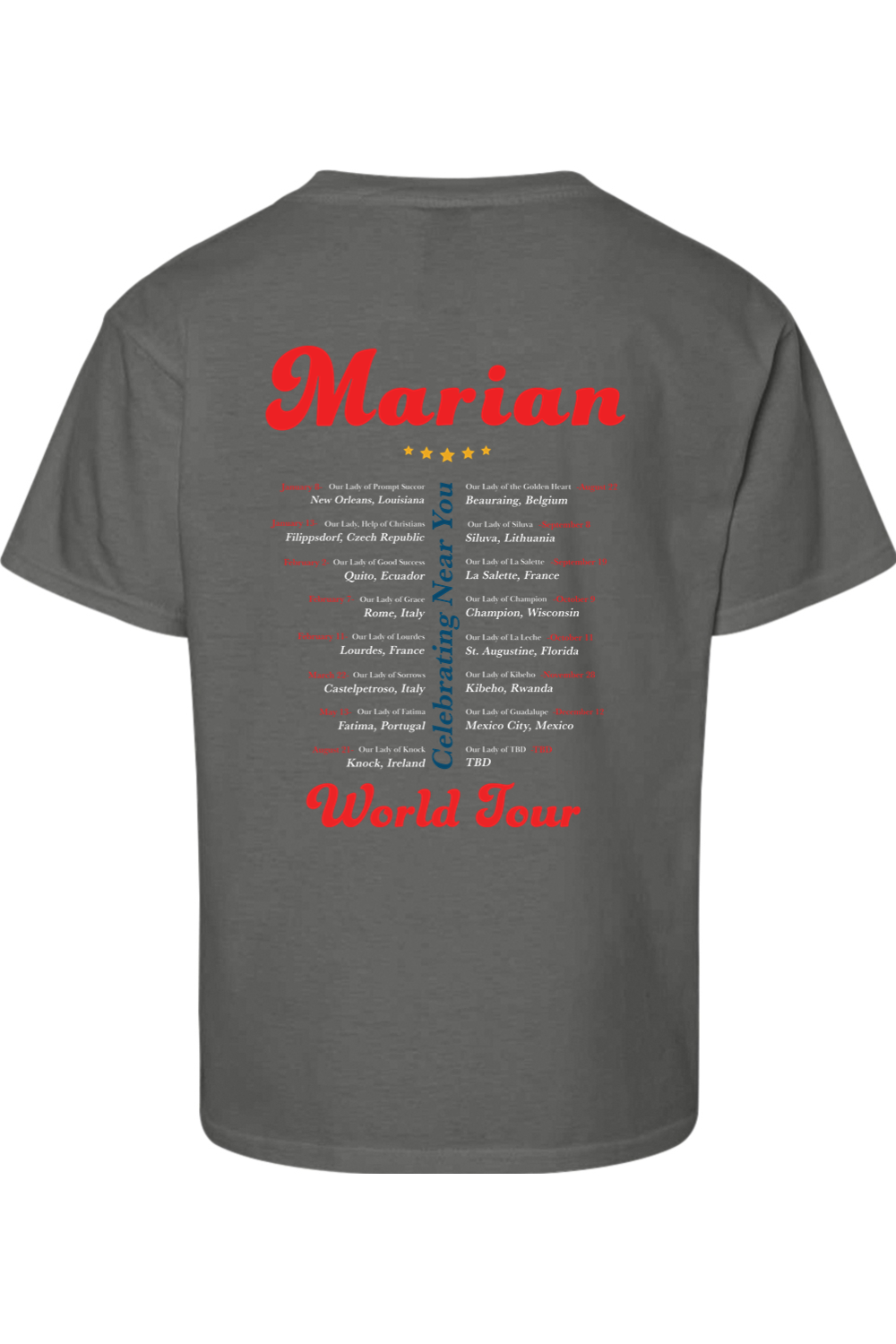 Marian World Tour Concert T-Shirt - youth