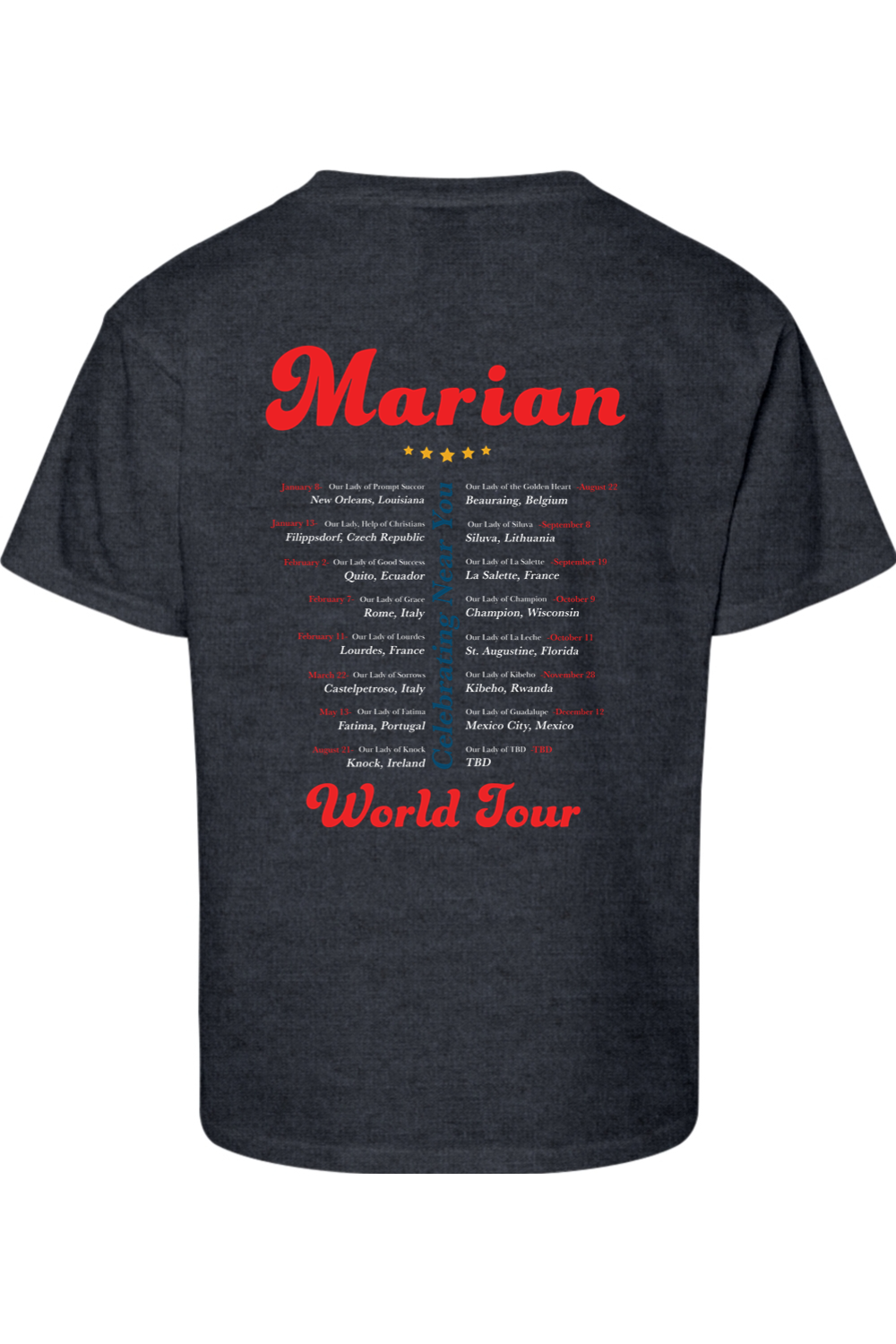 Marian World Tour Concert T-Shirt - youth