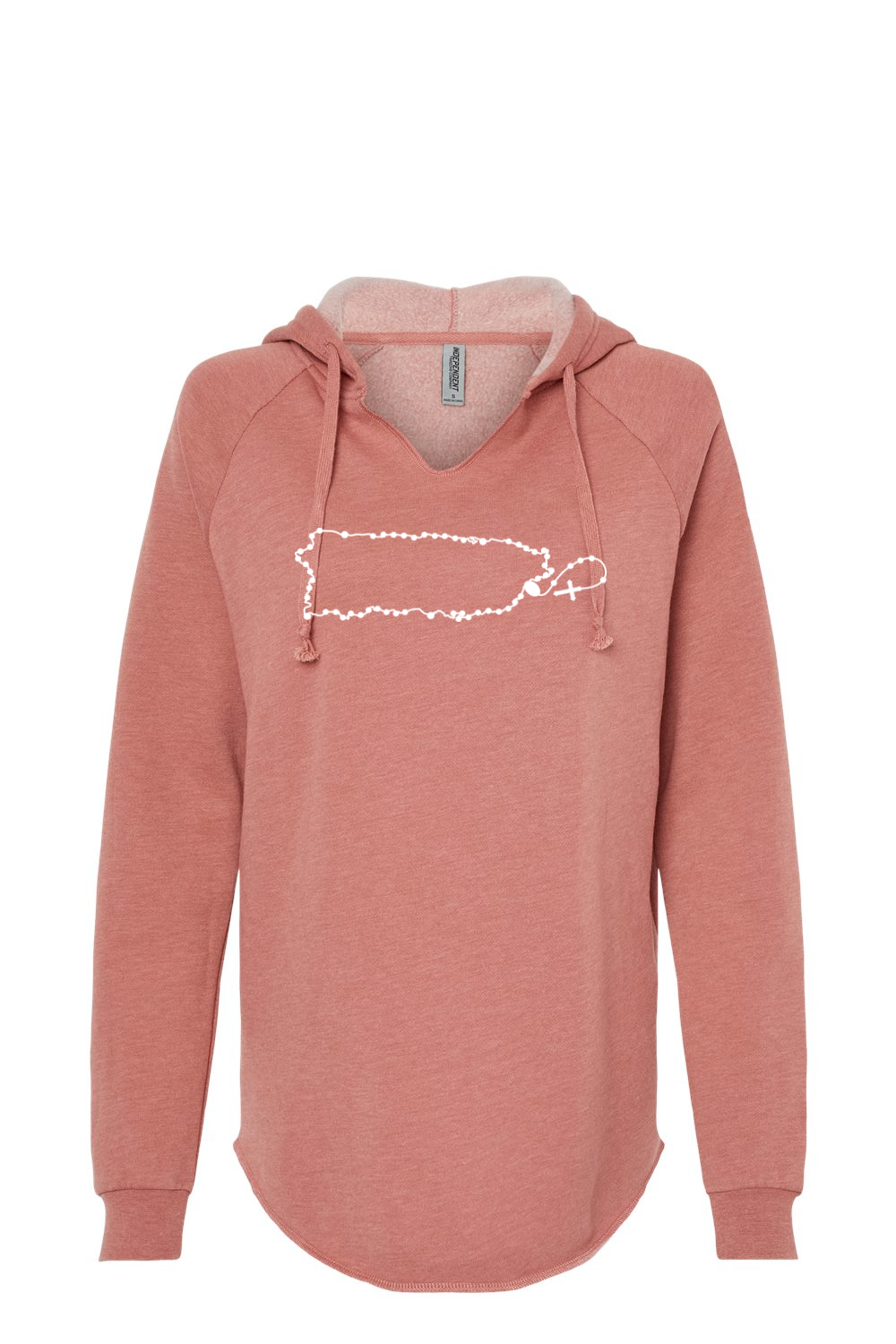 Puerto Rico Catholic Rosary Drop Hoodie
