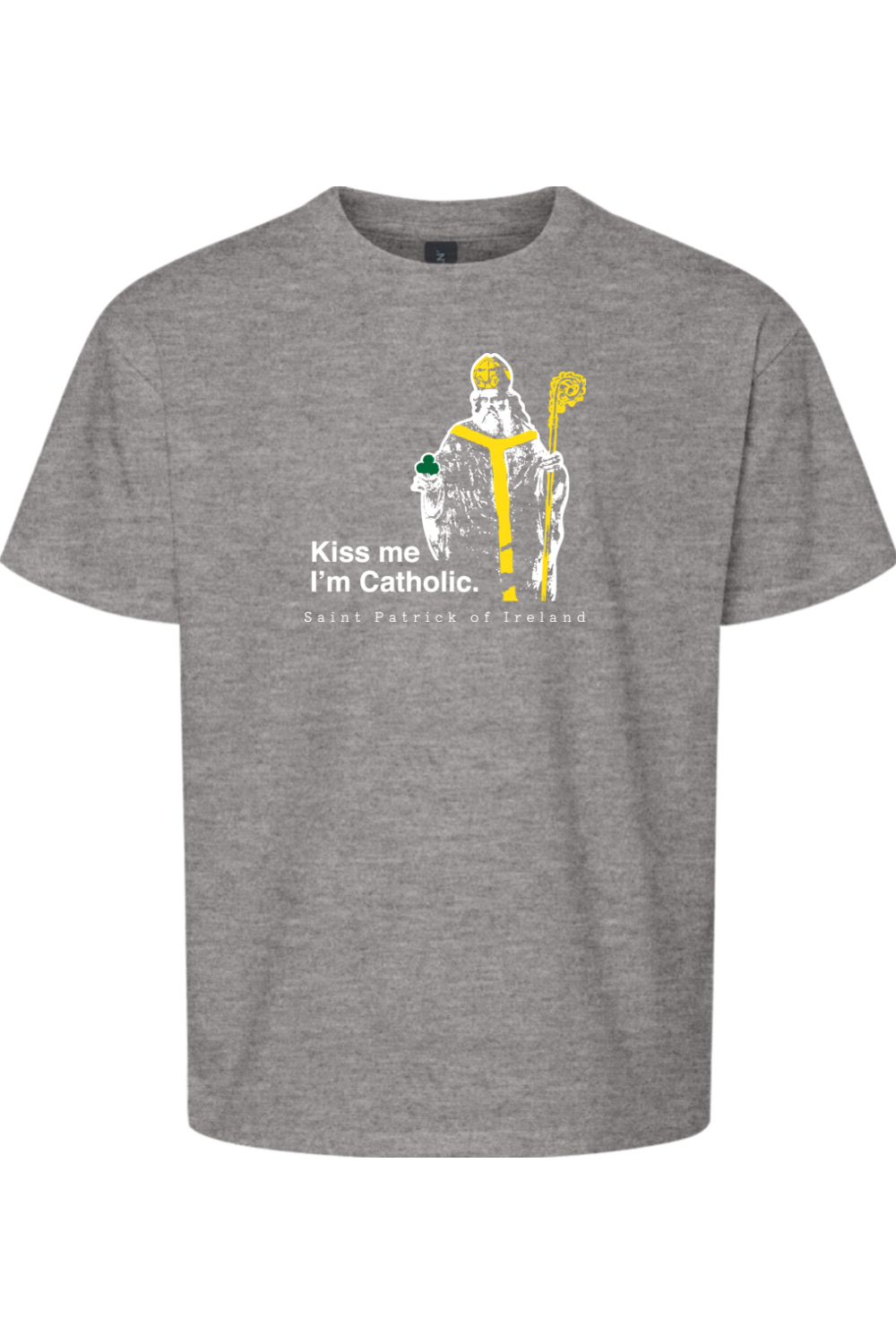 Kiss Me, I'm Catholic - St Patrick of Ireland Youth T-Shirt