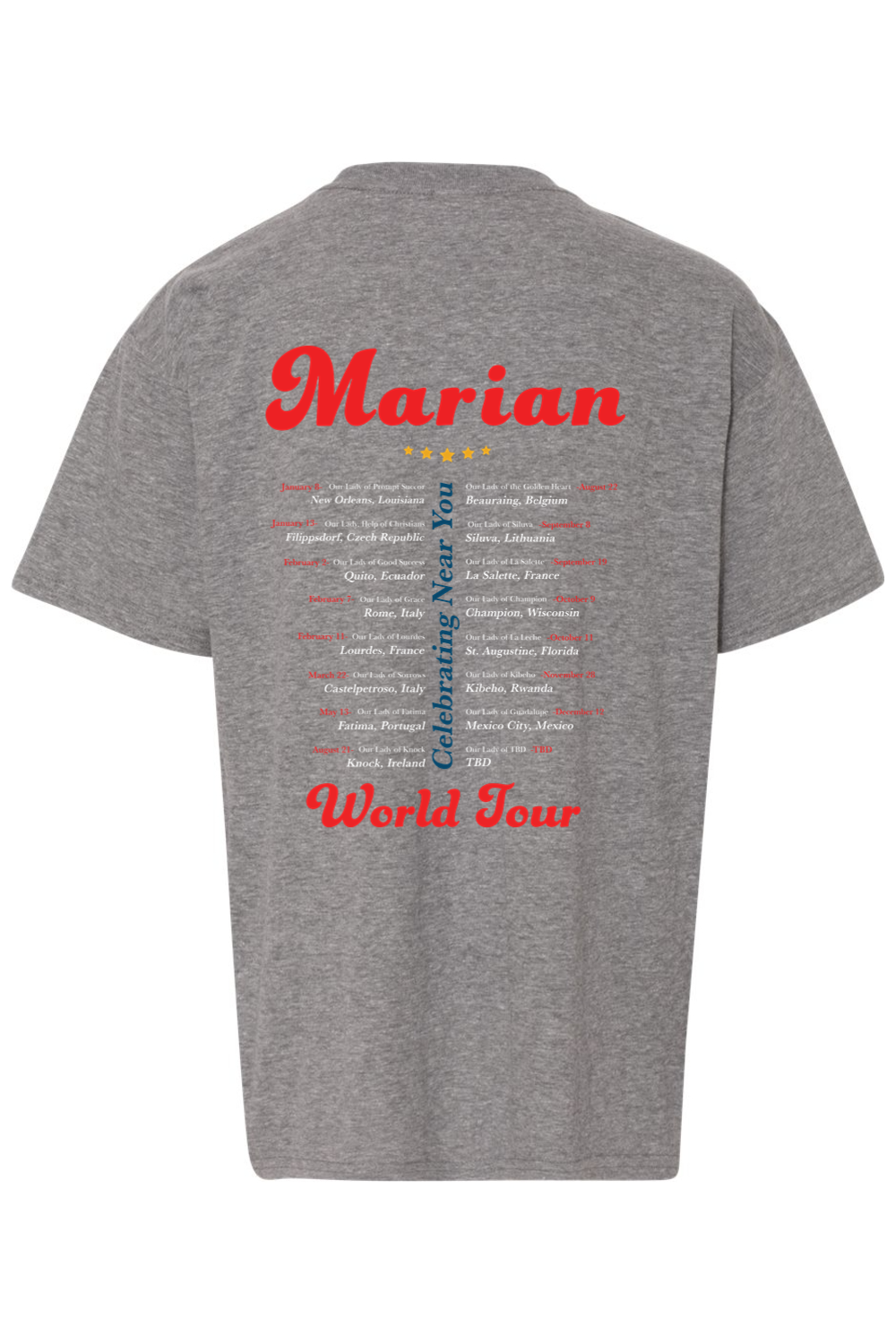 Marian World Tour Concert T-Shirt - youth