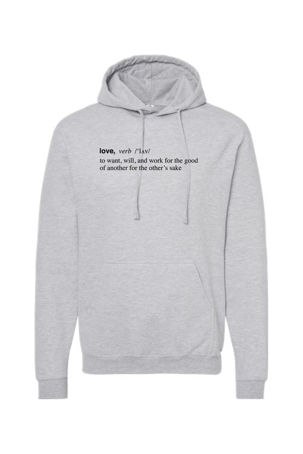 Love is a Verb - Hoodie Sweatshirt