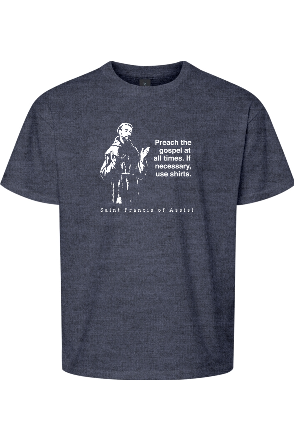 Preach the Gospel - St Francis of Assisi Youth T-Shirt