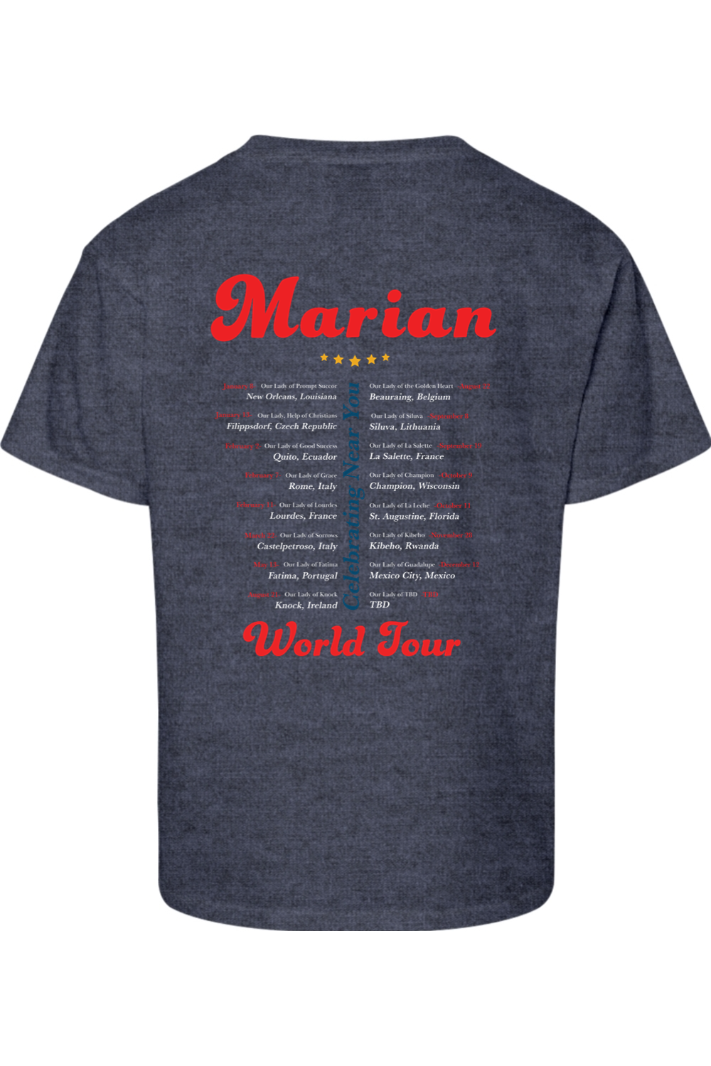 Marian World Tour Concert T-Shirt - youth