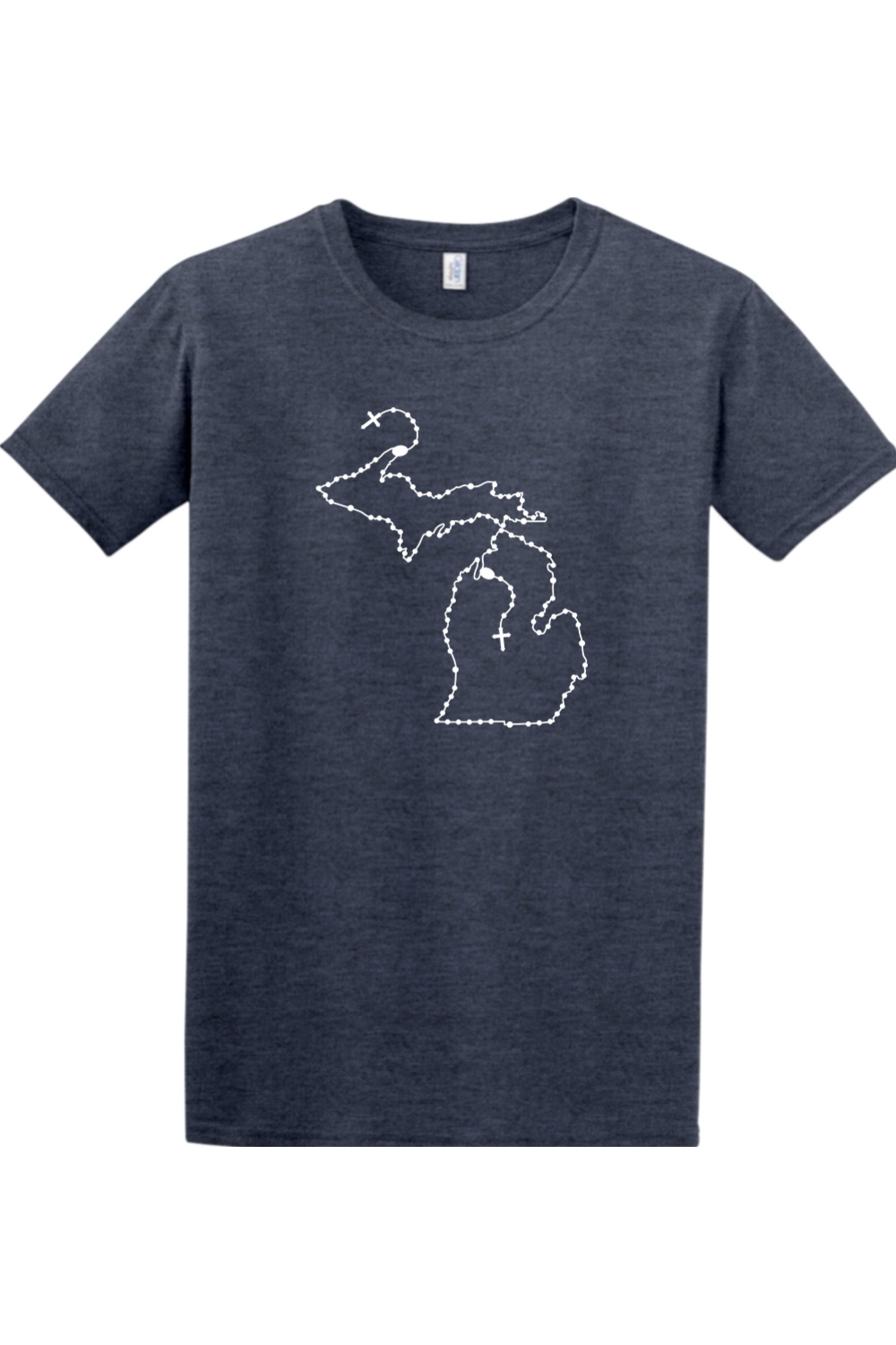 Michigan Rosary Catholic Adult T-shirt