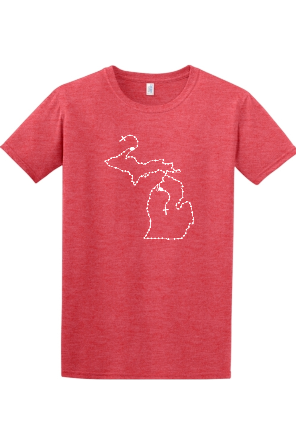 Michigan Rosary Catholic Adult T-shirt