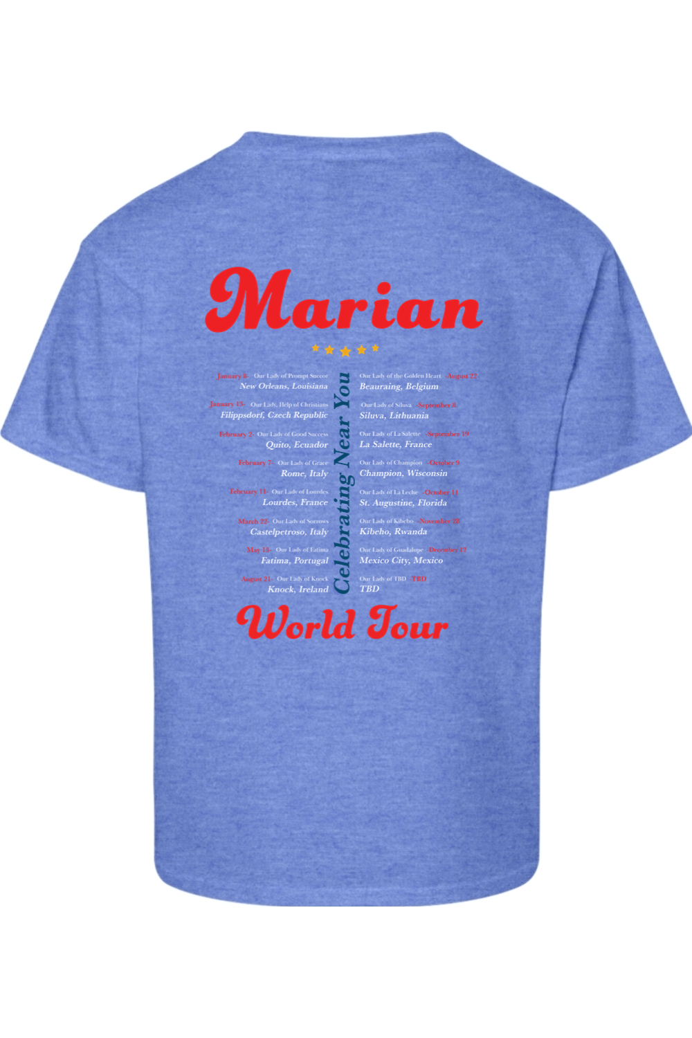 Marian World Tour Concert T-Shirt - youth