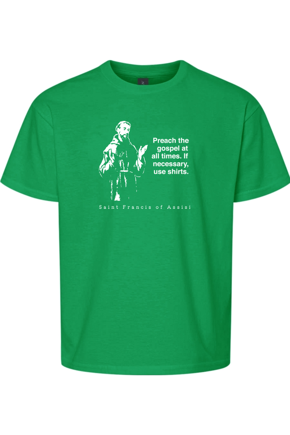 Preach the Gospel - St Francis of Assisi Youth T-Shirt