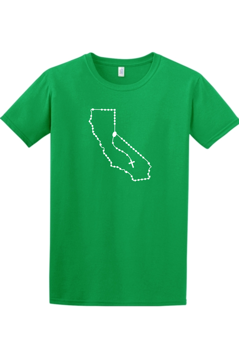 California Catholic Rosary Adult T-shirt