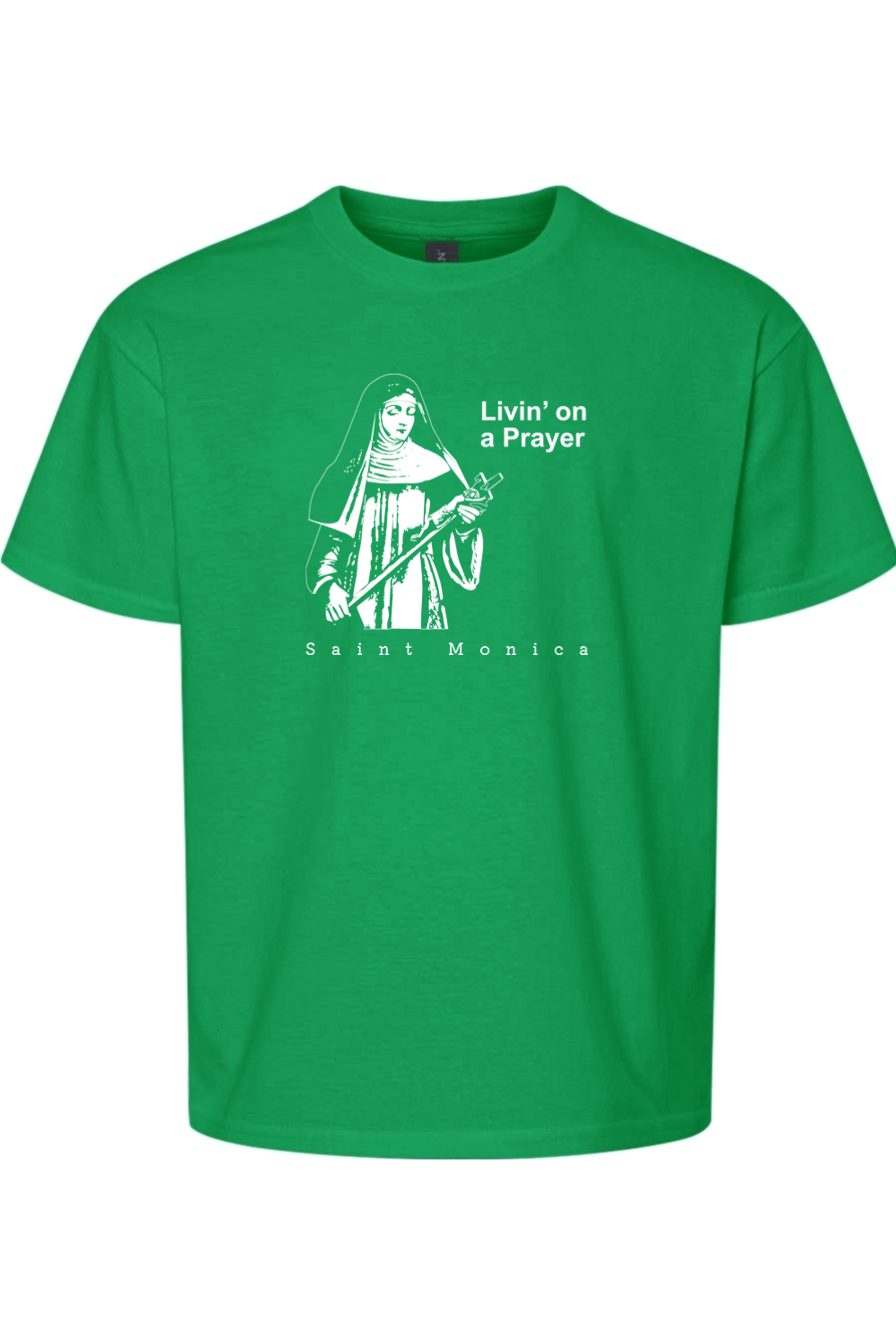 Livin' on a Prayer T-Shirt - St. Monica - youth