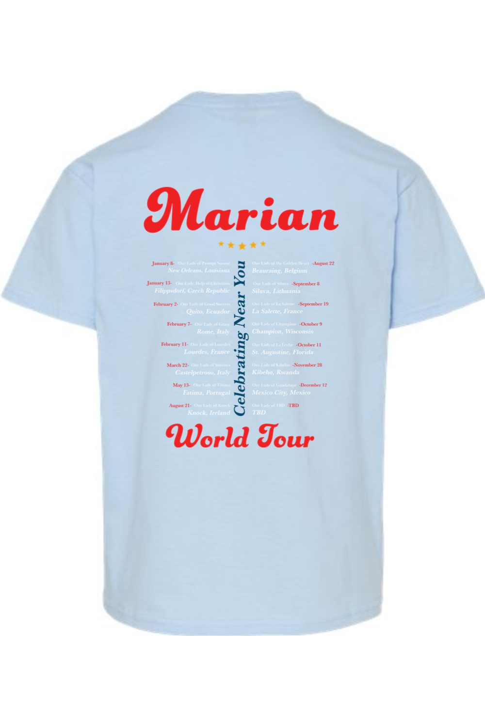 Marian World Tour Concert T-Shirt - youth