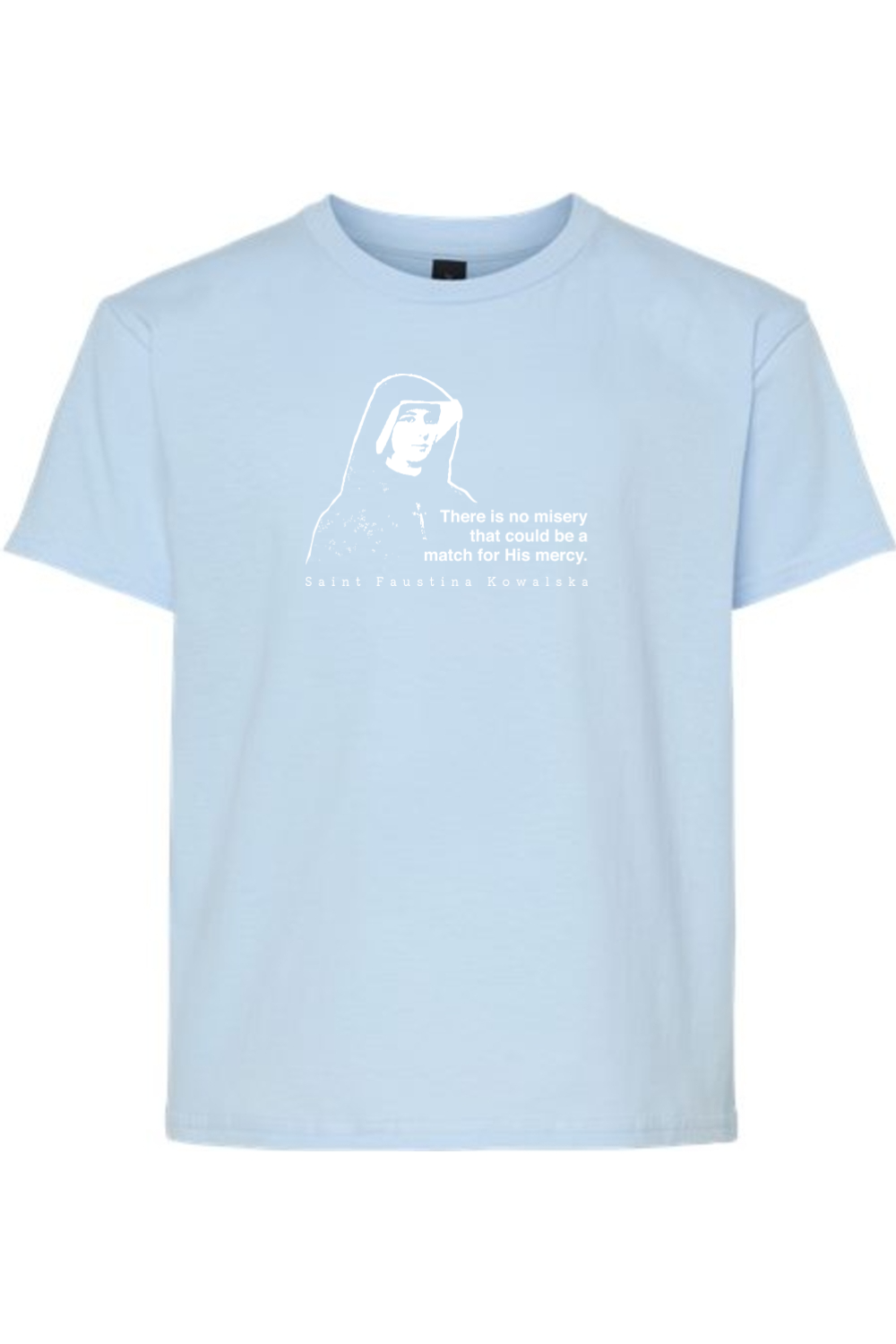 Mercy Message - St Faustina Kowalska Youth T-Shirt