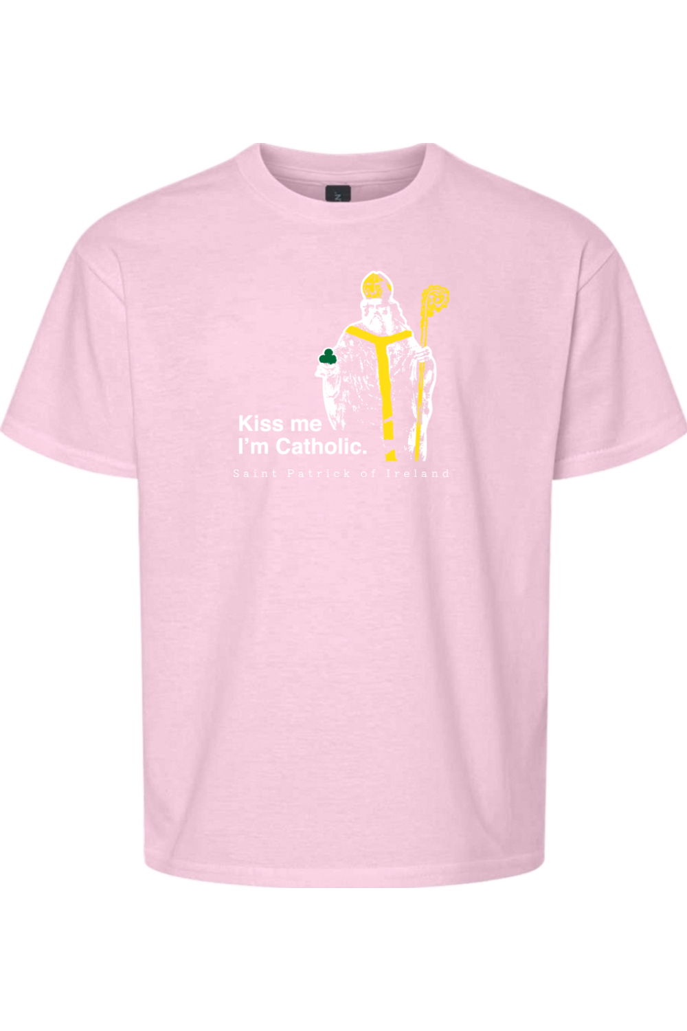 Kiss Me, I'm Catholic - St Patrick of Ireland Youth T-Shirt