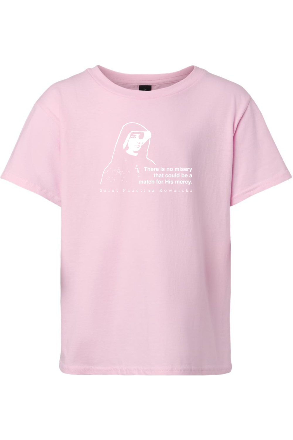 Mercy Message - St Faustina Kowalska Youth T-Shirt