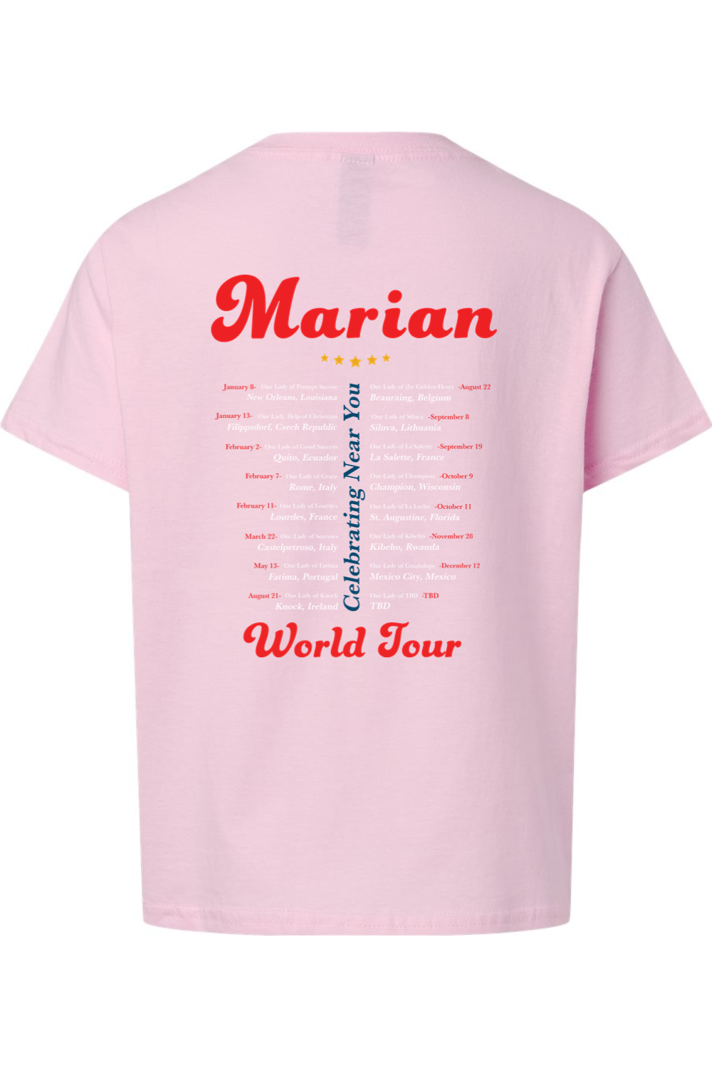 Marian World Tour Concert T-Shirt - youth