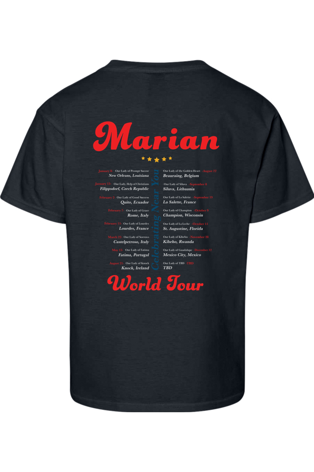 Marian World Tour Concert T-Shirt - youth
