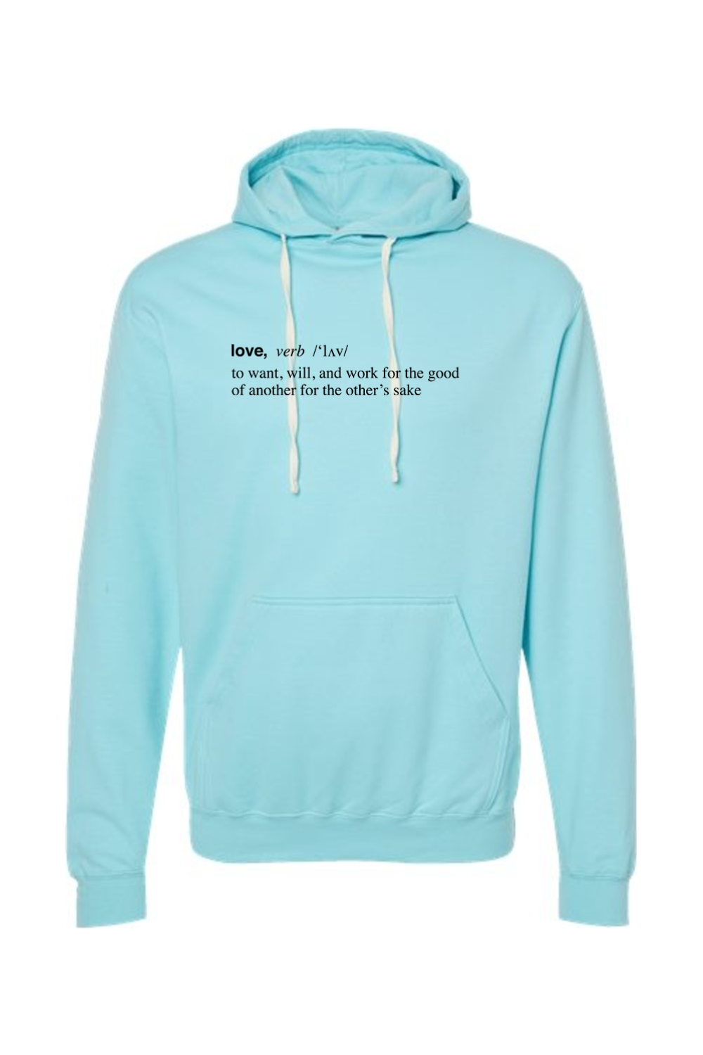 Love is a Verb - Hoodie Sweatshirt