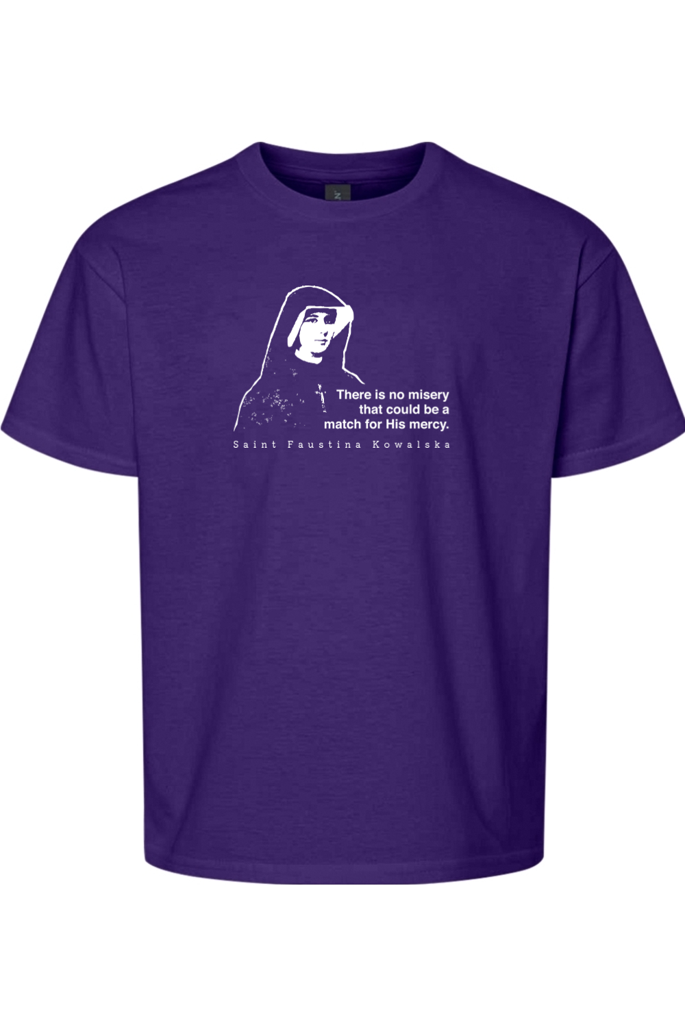 Mercy Message - St Faustina Kowalska Youth T-Shirt