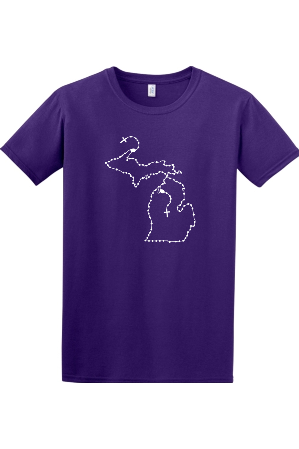 Michigan Rosary Catholic Adult T-shirt