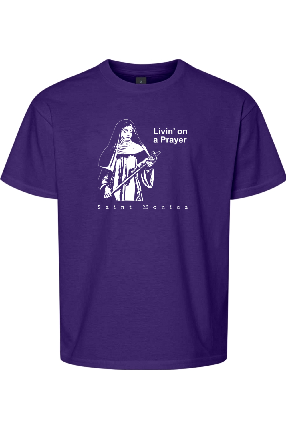 Livin' on a Prayer T-Shirt - St. Monica - youth
