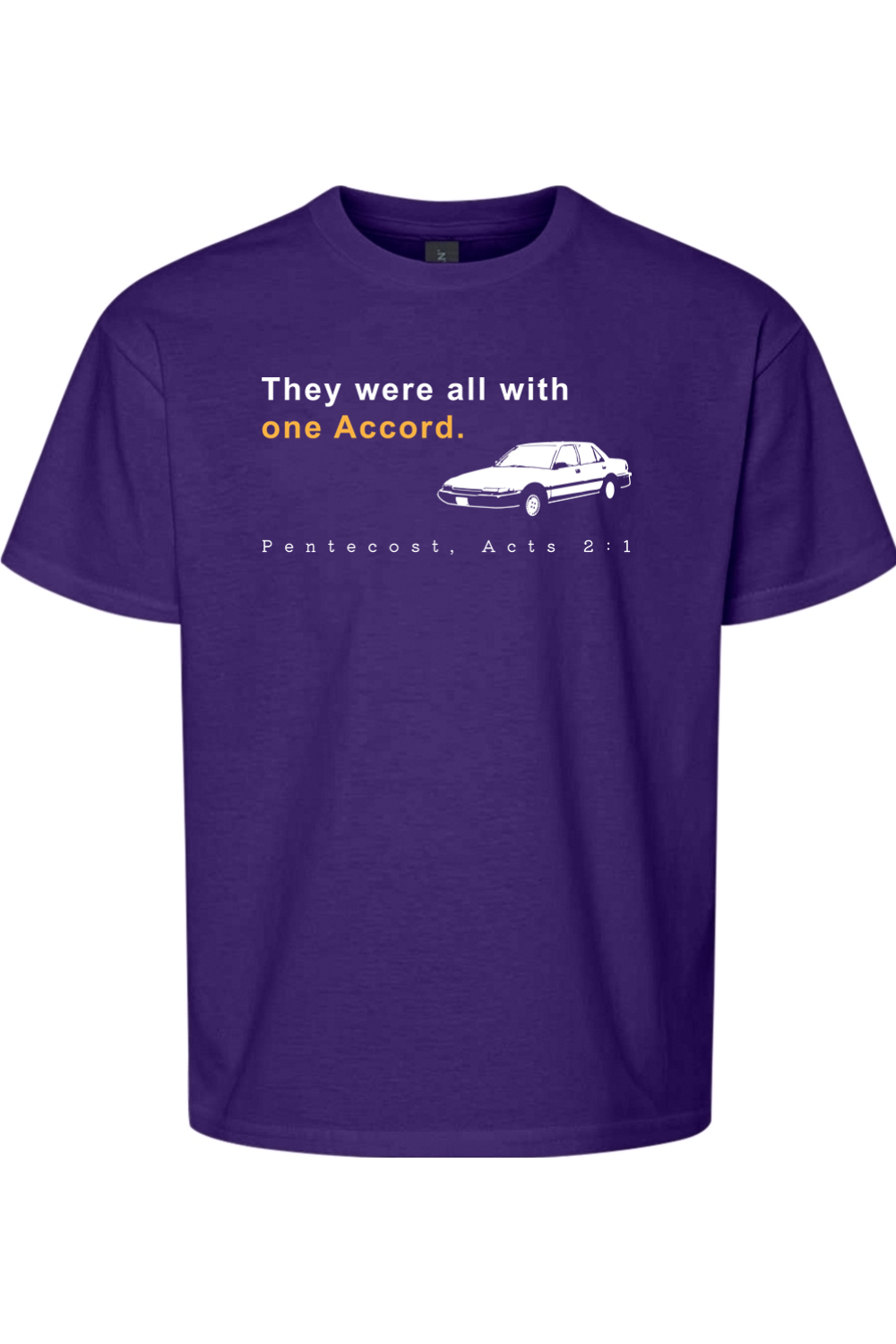 One Accord - Pentecost, Acts 2:1 Youth T-Shirt